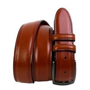 Joseph Abboud BROWN GENUINE LEATHER 1 3/8"Wd CASUAL DRESS MEN'S BELT 50/125 (A75